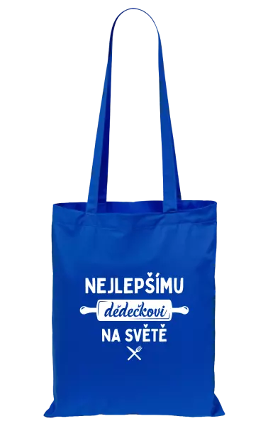 Látková taška Nejlepšímu dědečkovi na světě - váleček