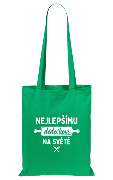 Látková taška Nejlepšímu dědečkovi na světě - váleček