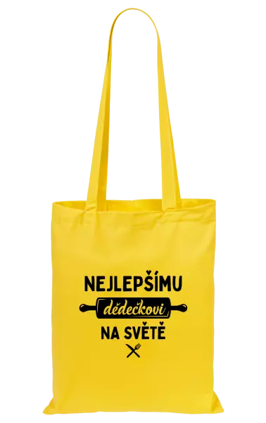 Látková taška Nejlepšímu dědečkovi na světě - váleček