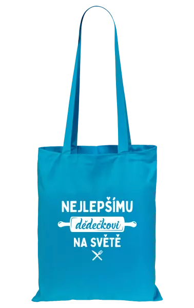 Látková taška Nejlepšímu dědečkovi na světě - váleček
