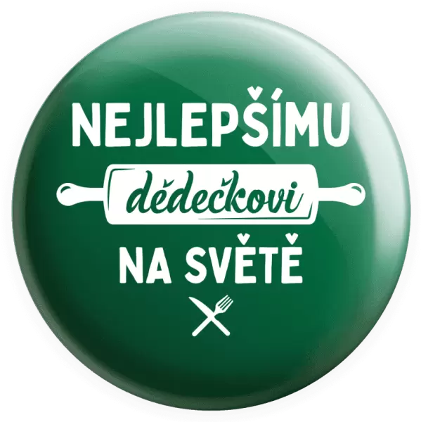 Placka Nejlepšímu dědečkovi na světě - váleček