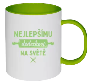 Plastový hrnek Nejlepšímu dědečkovi na světě - váleček