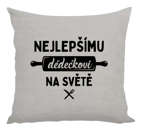 Polštář Nejlepšímu dědečkovi na světě - váleček
