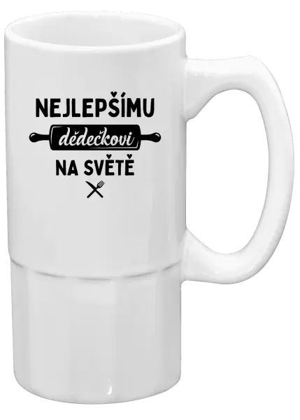 Půllitr Nejlepšímu dědečkovi na světě - váleček