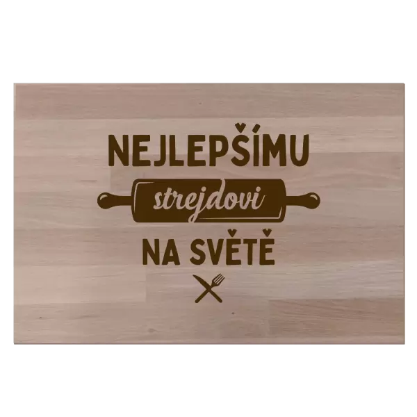 Bukové prkénko Nejlepšímu strejdovi na světě - váleček