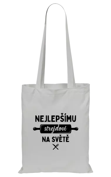 Látková taška Nejlepšímu strejdovi na světě - váleček