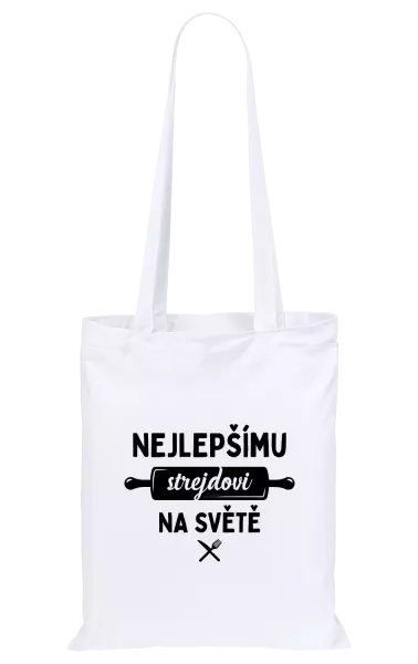 Látková taška Nejlepšímu strejdovi na světě - váleček