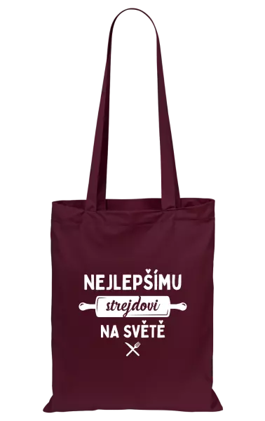 Látková taška Nejlepšímu strejdovi na světě - váleček