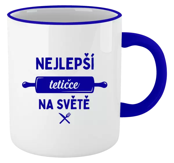 Hrnek Nejlepší tetičce na světě - váleček