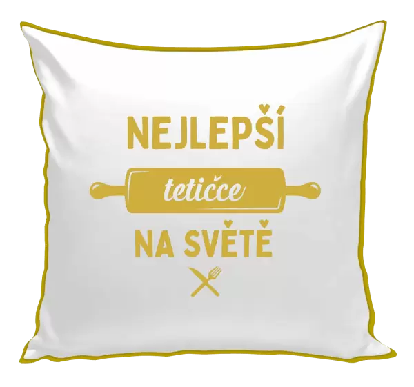 Polštář Nejlepší tetičce na světě - váleček