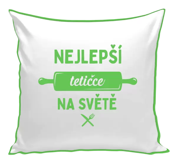 Polštář Nejlepší tetičce na světě - váleček