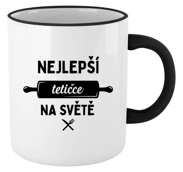 Hrnek Nejlepší tetičce na světě - váleček