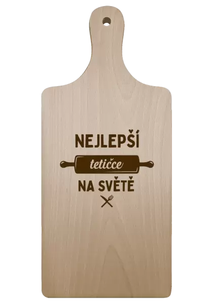 Prkénko Nejlepší tetičce na světě - váleček