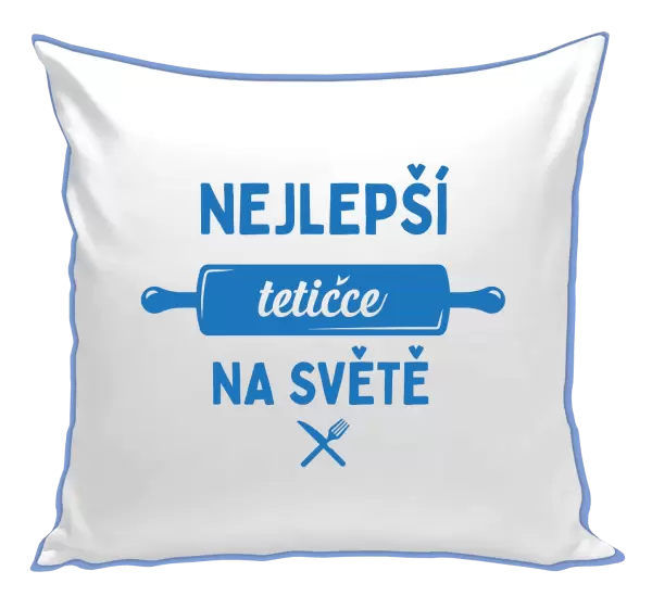 Polštář Nejlepší tetičce na světě - váleček
