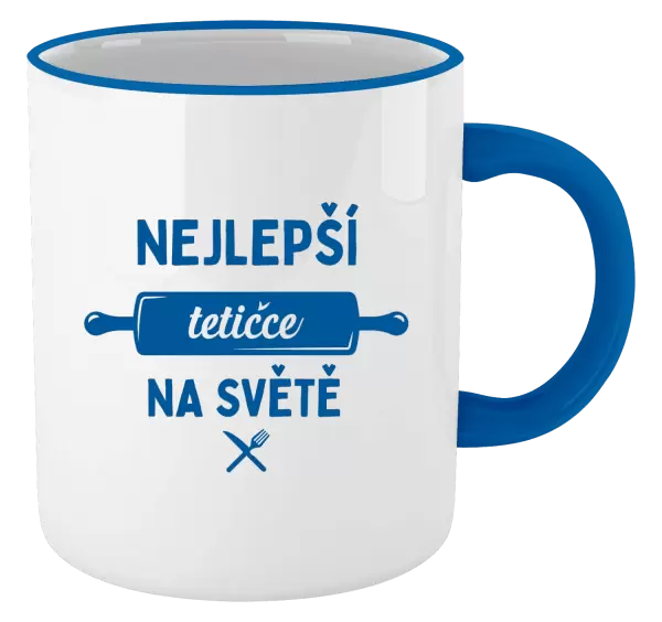 Hrnek Nejlepší tetičce na světě - váleček