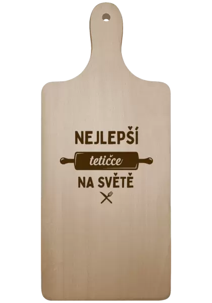 Prkénko Nejlepší tetičce na světě - váleček