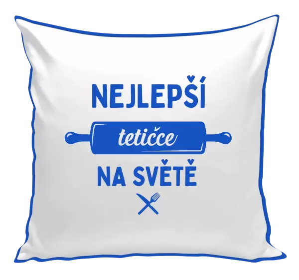 Polštář Nejlepší tetičce na světě - váleček
