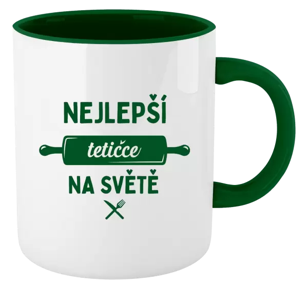 Hrnek Nejlepší tetičce na světě - váleček