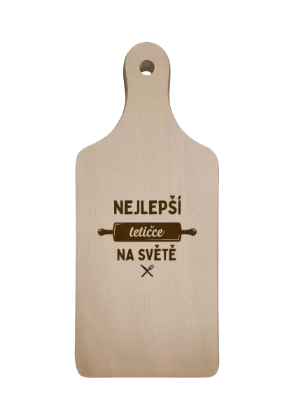 Prkénko Nejlepší tetičce na světě - váleček