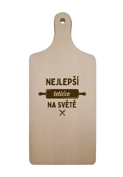 Prkénko Nejlepší tetičce na světě - váleček
