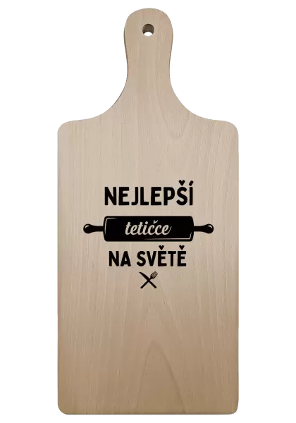 Prkénko Nejlepší tetičce na světě - váleček