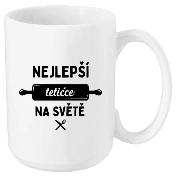 Hrnek Nejlepší tetičce na světě - váleček
