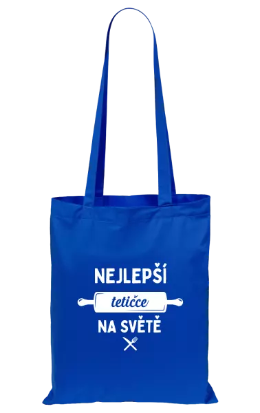 Látková taška Nejlepší tetičce na světě - váleček