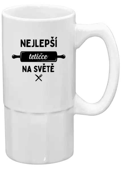 Půllitr Nejlepší tetičce na světě - váleček