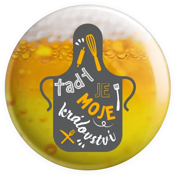 Placka Tady je moje království - zástěra