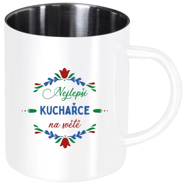 Nerezový hrnek Nejlepší kuchařce na světě