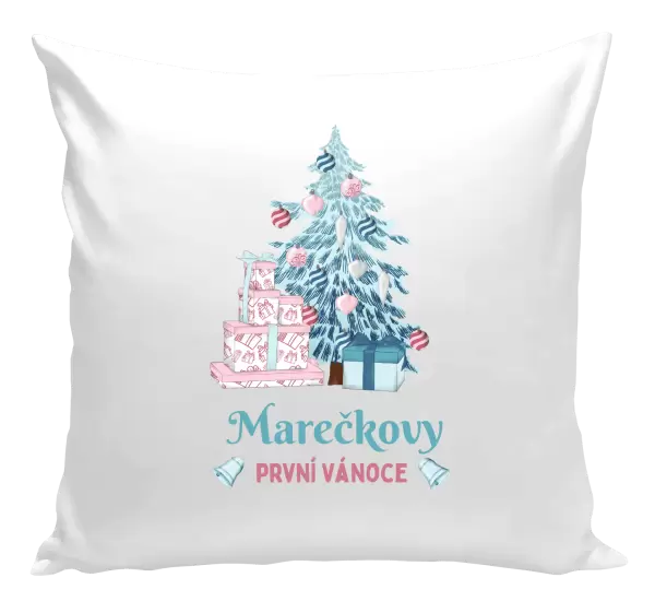 Vánoční polštář První vánoce