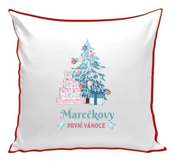 Vánoční polštář První vánoce