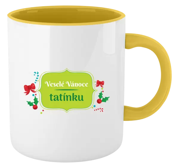 Vánoční hrnek Veselé Vánoce, tatínku