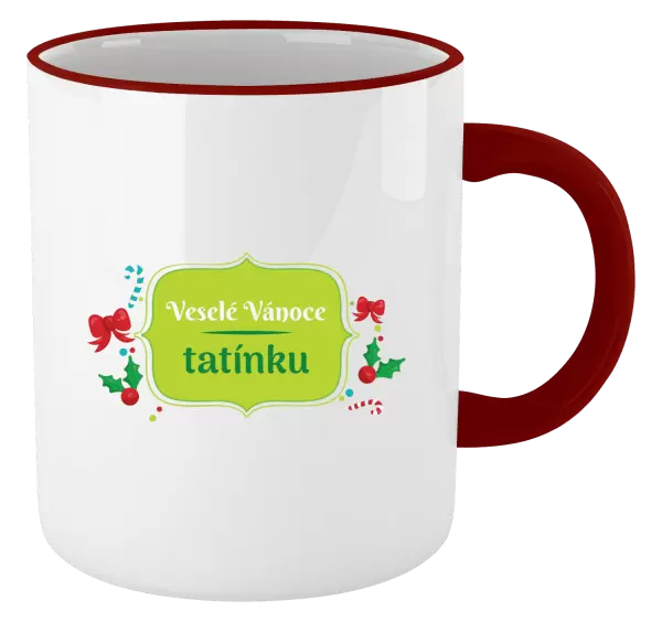 Vánoční hrnek Veselé Vánoce, tatínku