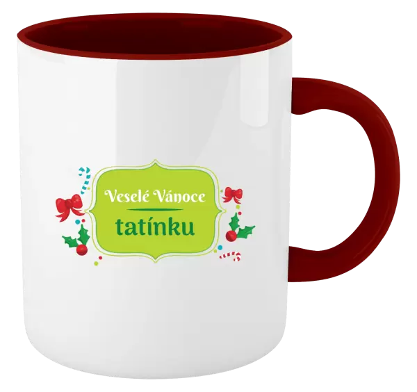 Vánoční hrnek Veselé Vánoce, tatínku