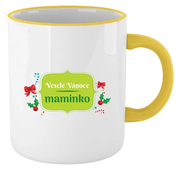 Vánoční hrnek Veselé Vánoce, maminko