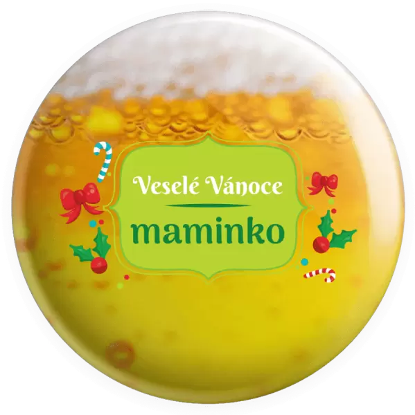 Placka Veselé Vánoce, maminko