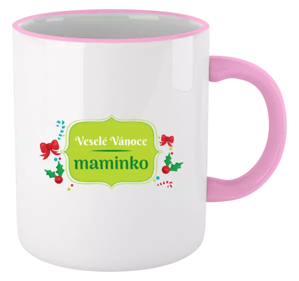 Vánoční hrnek Veselé Vánoce, maminko