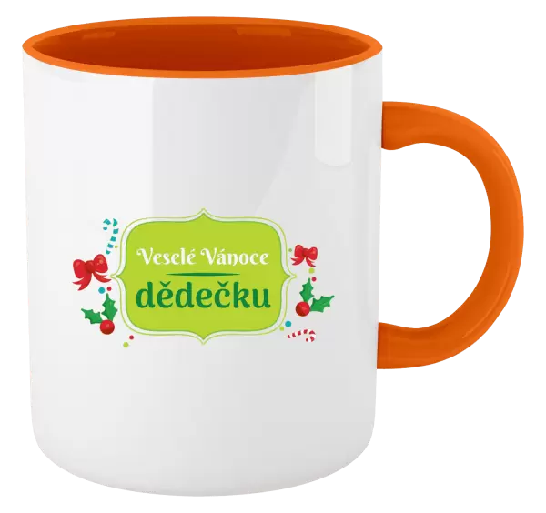 Vánoční hrnek Veselé Vánoce, dědečku