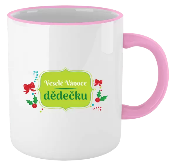 Vánoční hrnek Veselé Vánoce, dědečku