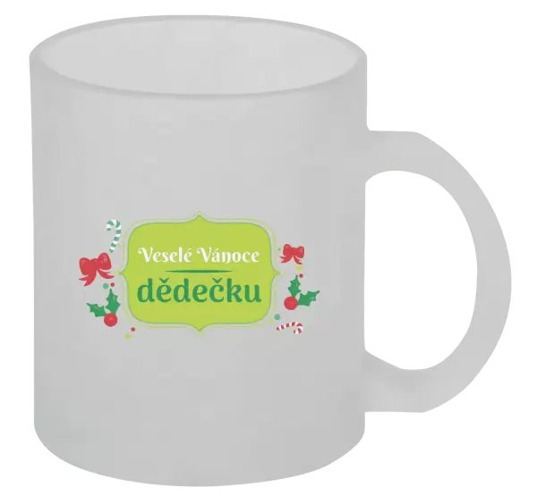 Vánoční hrnek Veselé Vánoce, dědečku