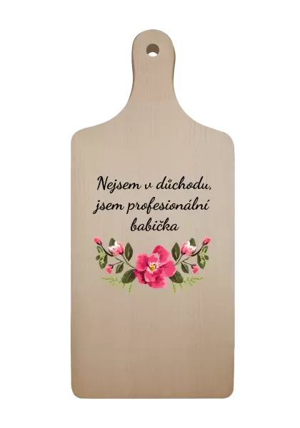 Prkénko Nejsem v důchodu, jsem profesionální babička