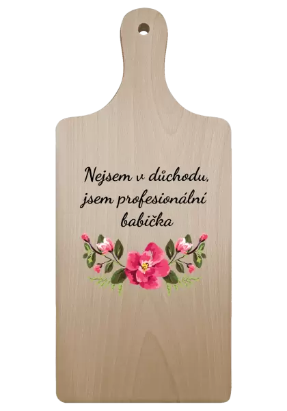 Prkénko Nejsem v důchodu, jsem profesionální babička