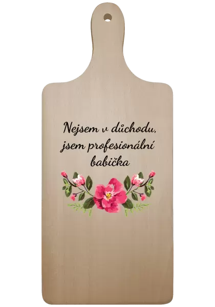 Prkénko Nejsem v důchodu, jsem profesionální babička