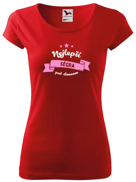 Dámské tričko Nejlepší ségra pod sluncem