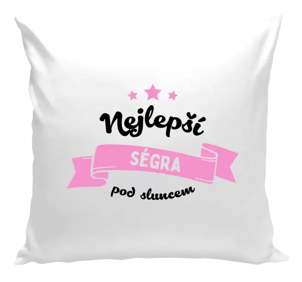 Polštář Nejlepší ségra pod sluncem