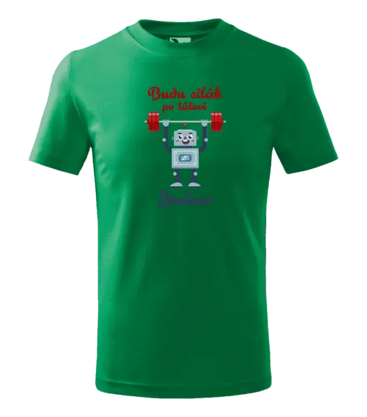 Dětské tričko Budu silák po tátovi