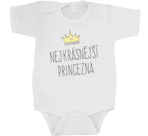 Dětské body Nejkrásnější princezna