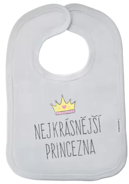 Dětský bryndák Nejkrásnější princezna