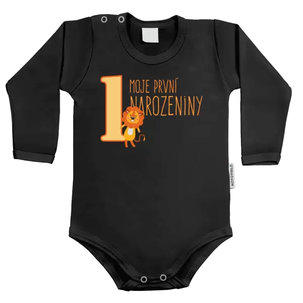 Dětské body Moje první narozeniny - lvíček